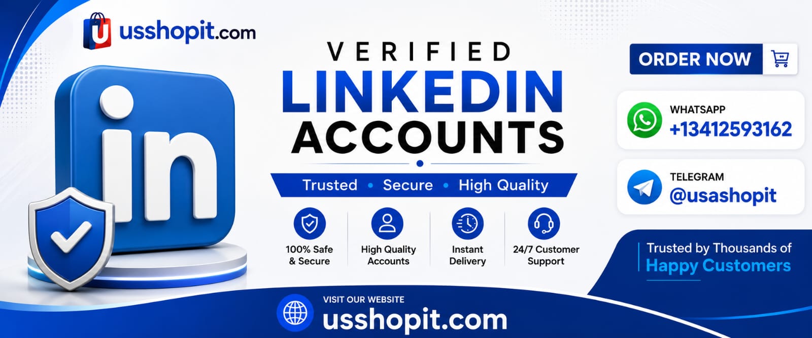 Buy LinkedIn Accounts - Bulk,PVA & Aged From usshopit